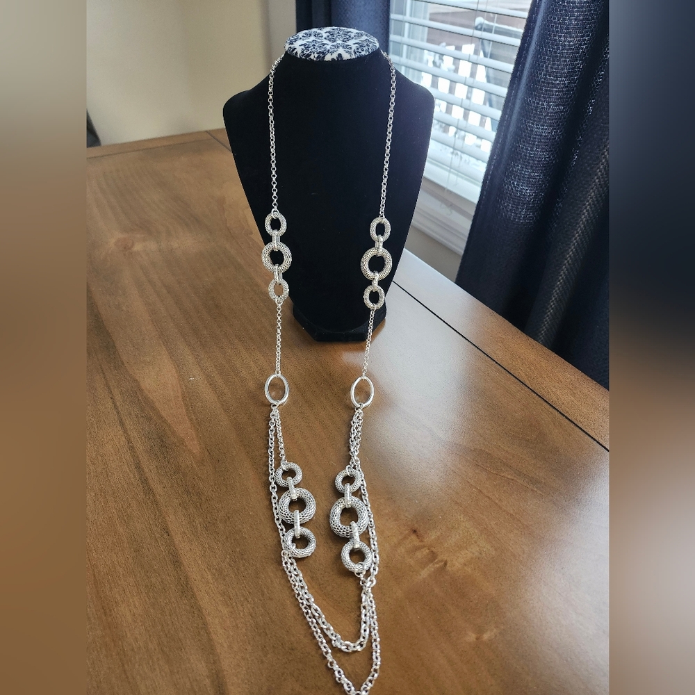 Premier Designs Elegant Silver Chain Necklace